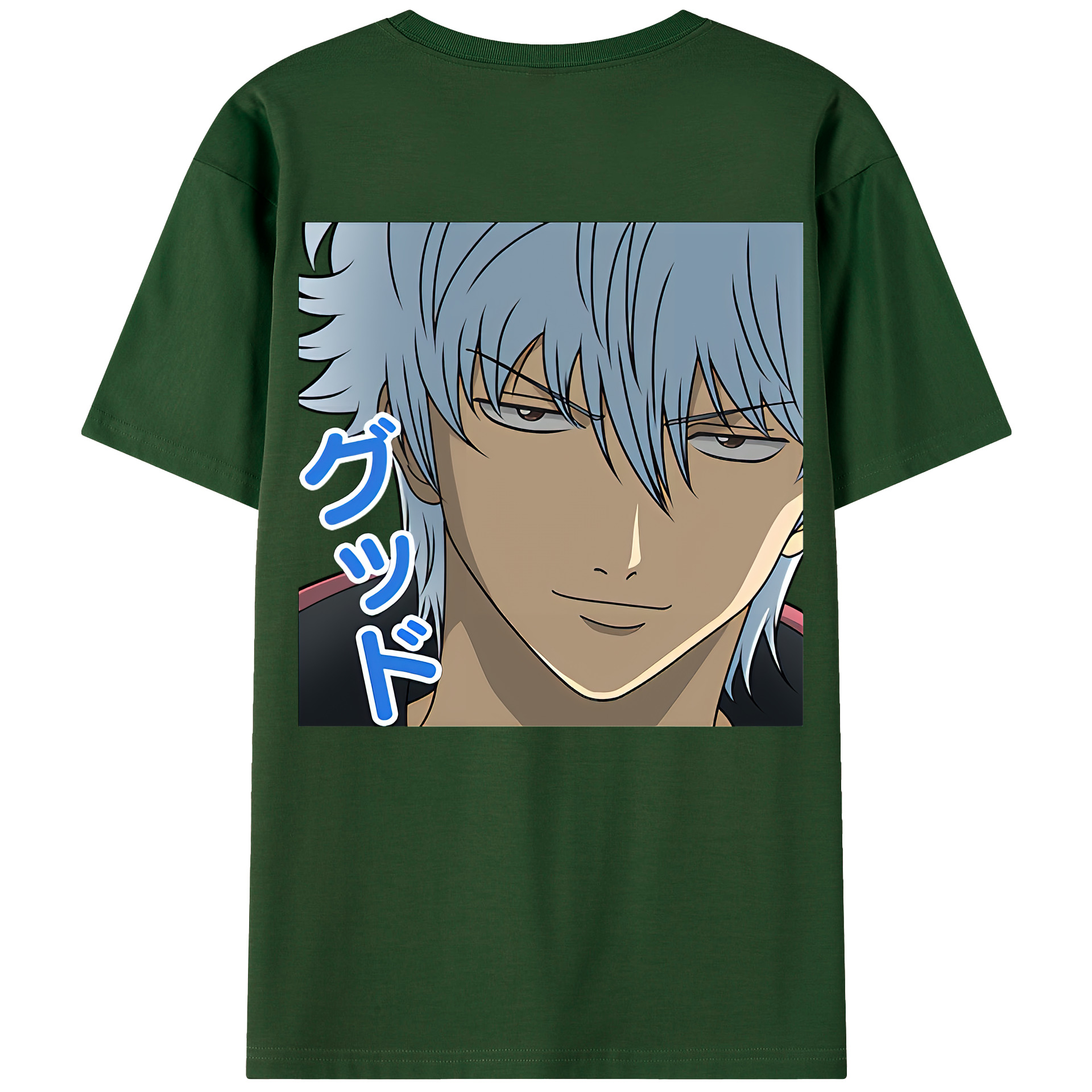 （画像用） ぎんたま 坂田銀時（さかたぎんとき） 神楽 志村新八（しむら しんぱち） GINTAMA Sakata Gintoki Kagura Shimura Shinpachi 綿100％半袖Tシャツ（背面プリント）